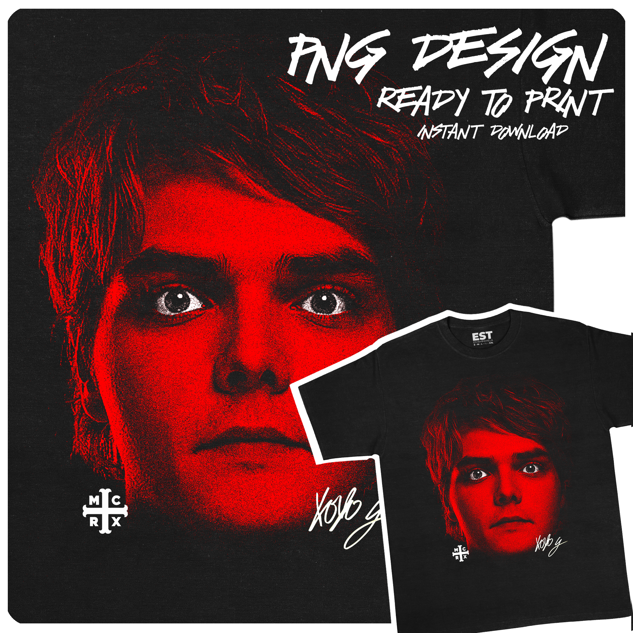 Design <3 Gerard Way - Listo para estampar