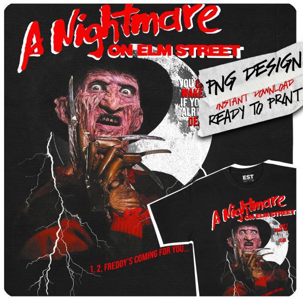 Design <3 Freddy Kruger - Listo para estampar