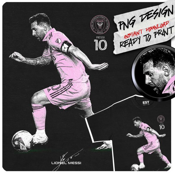 Design <3 Messi - Listo para estampar