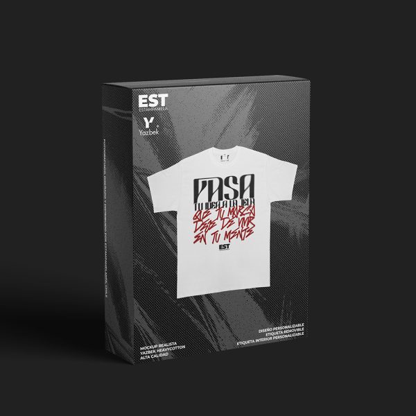 Mockup Realista Blanco - Yazbek heavyweight