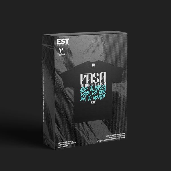 Mockup Realista Negro - Yazbek heavyweight